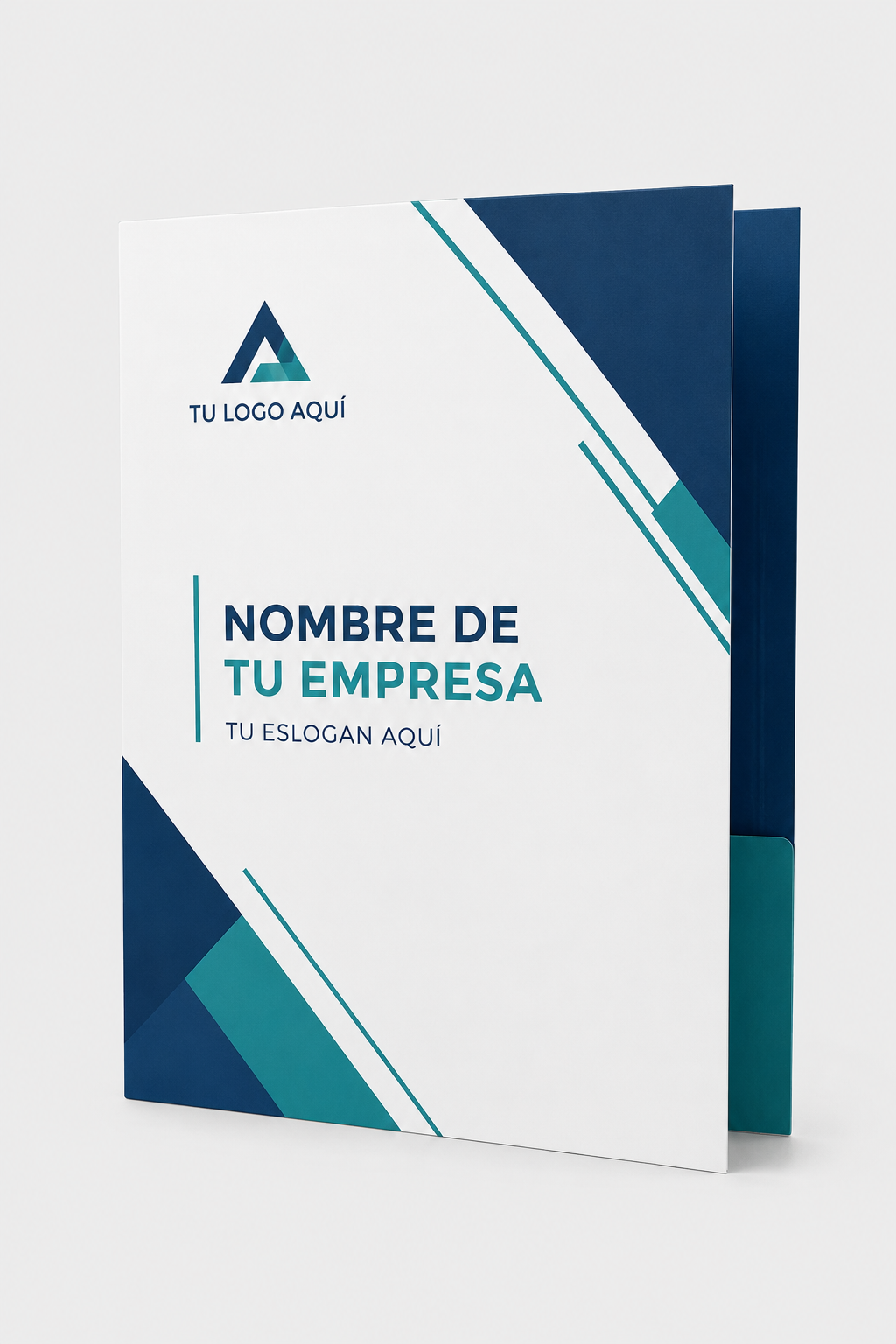 Carpeta corporativa impresa