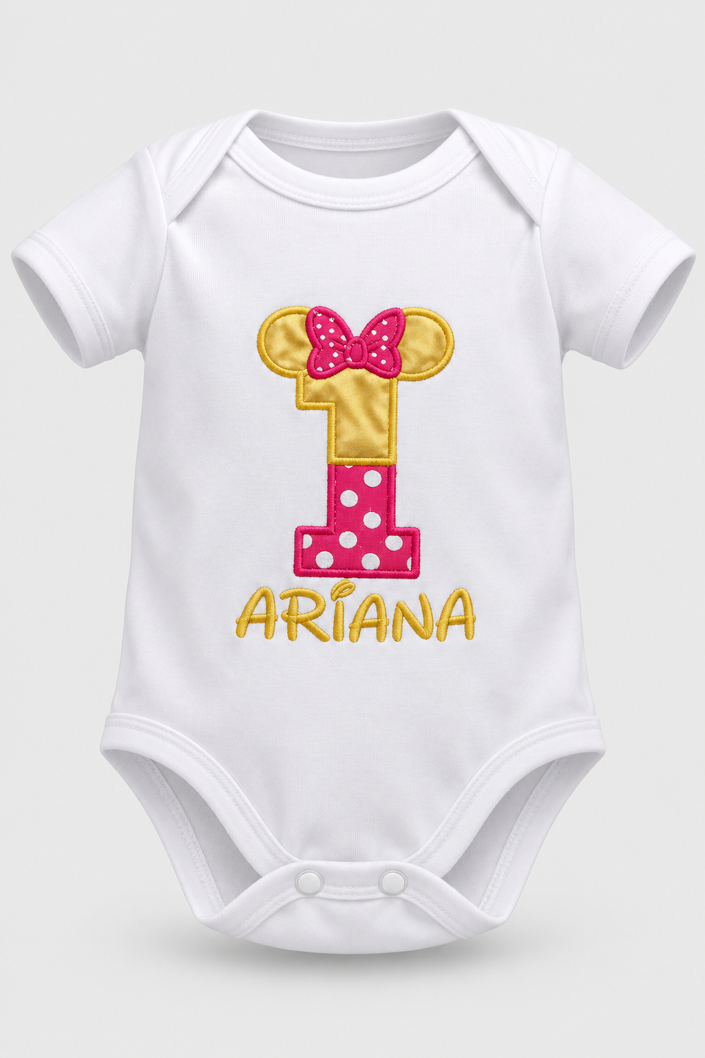 Mameluco de Primer Año Personalizado