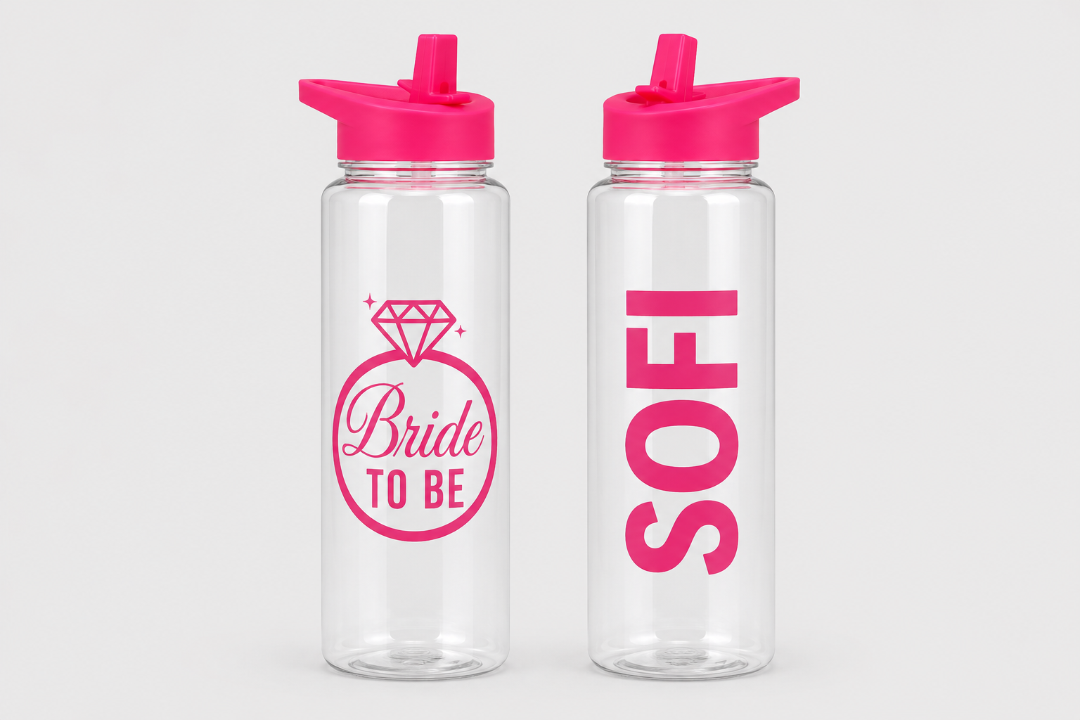 Vasos con Popote Personalizados